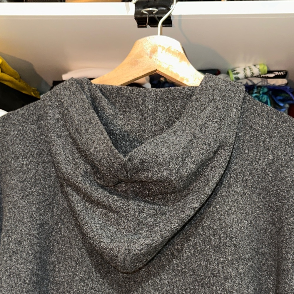 Nordstrom Halogen Charcoal Gray Full-Zip Knit lightweight Jacket - Picture 11 of 15